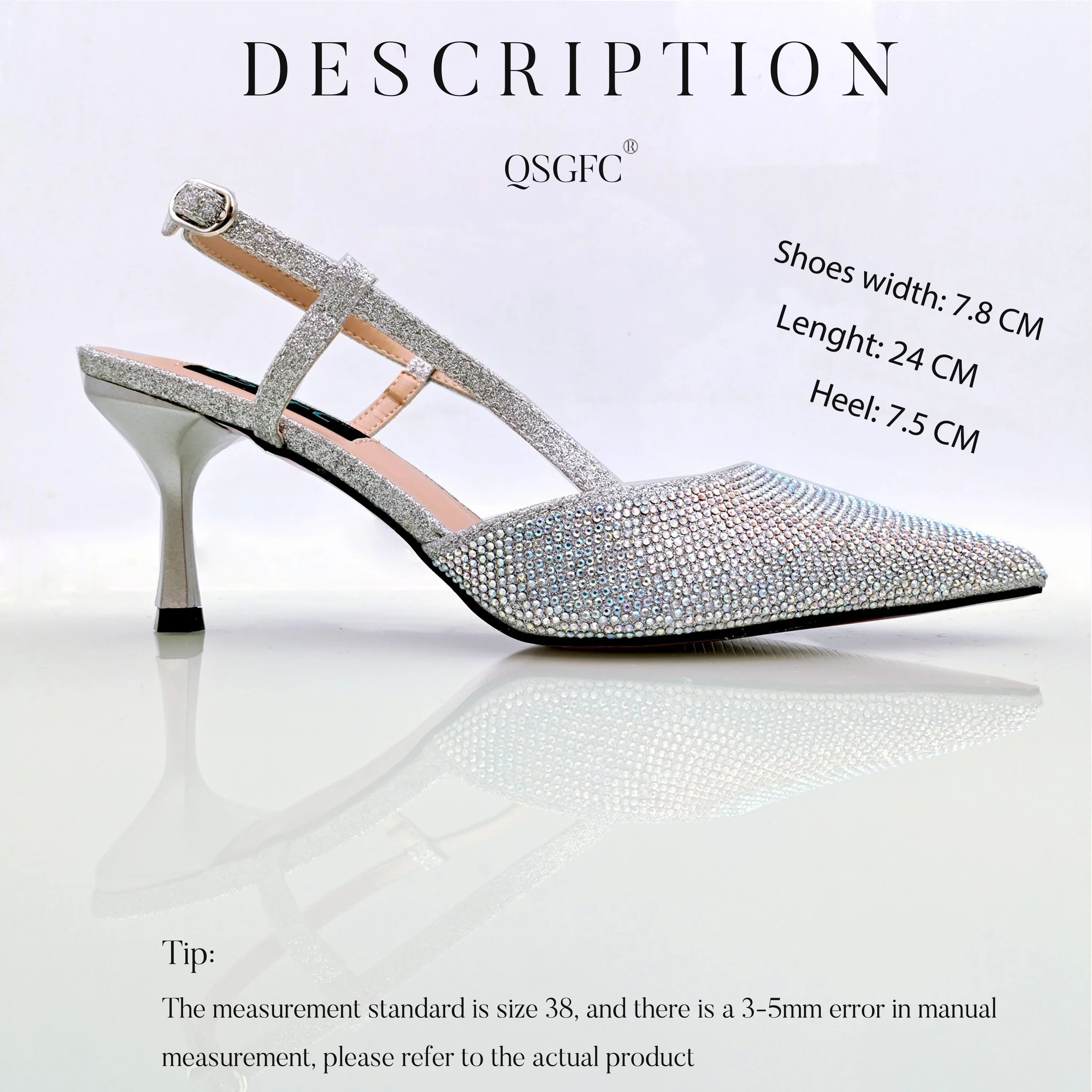 Shoulder Bag and Strap High Heels Set