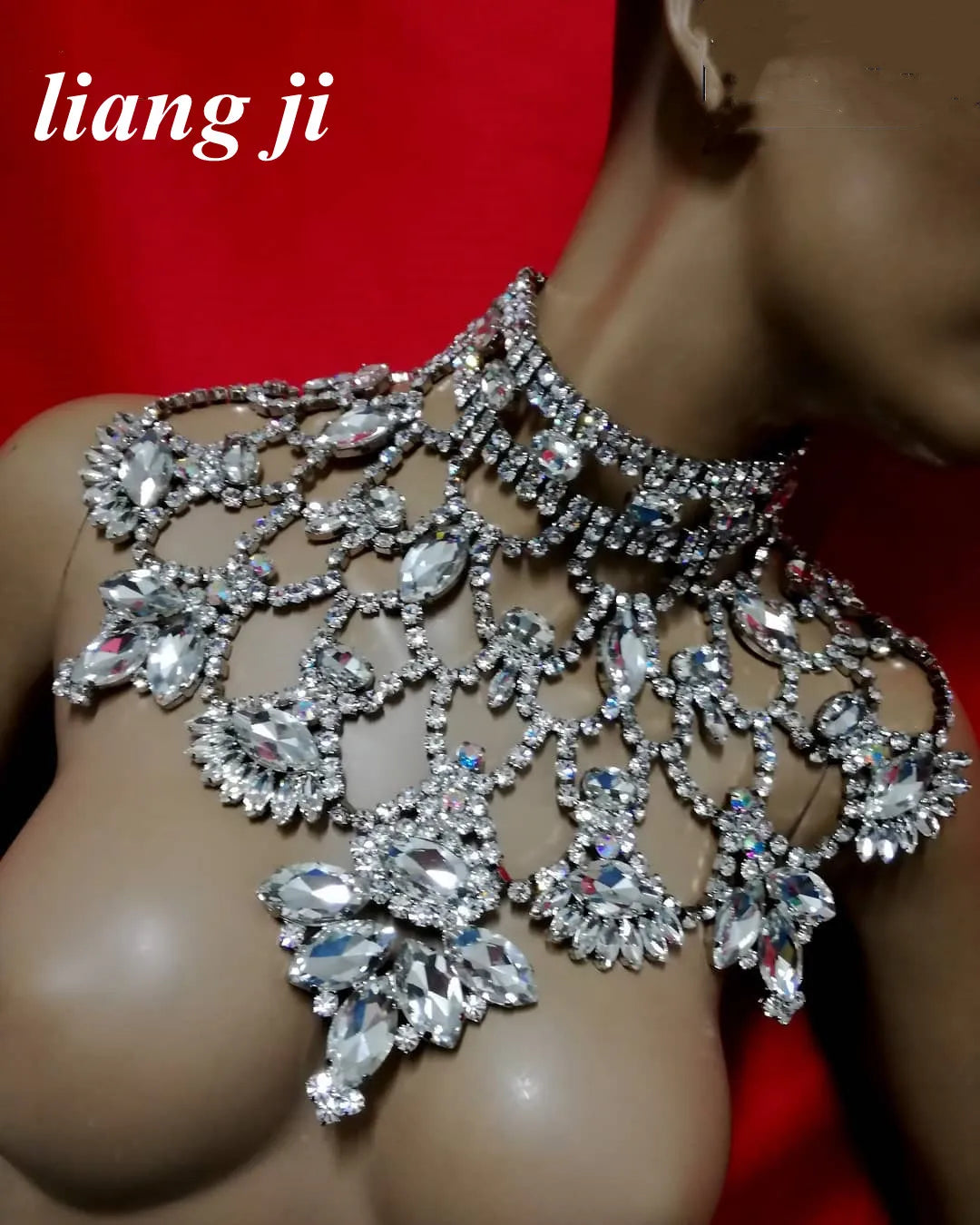 Crystal Necklace & Earring Set