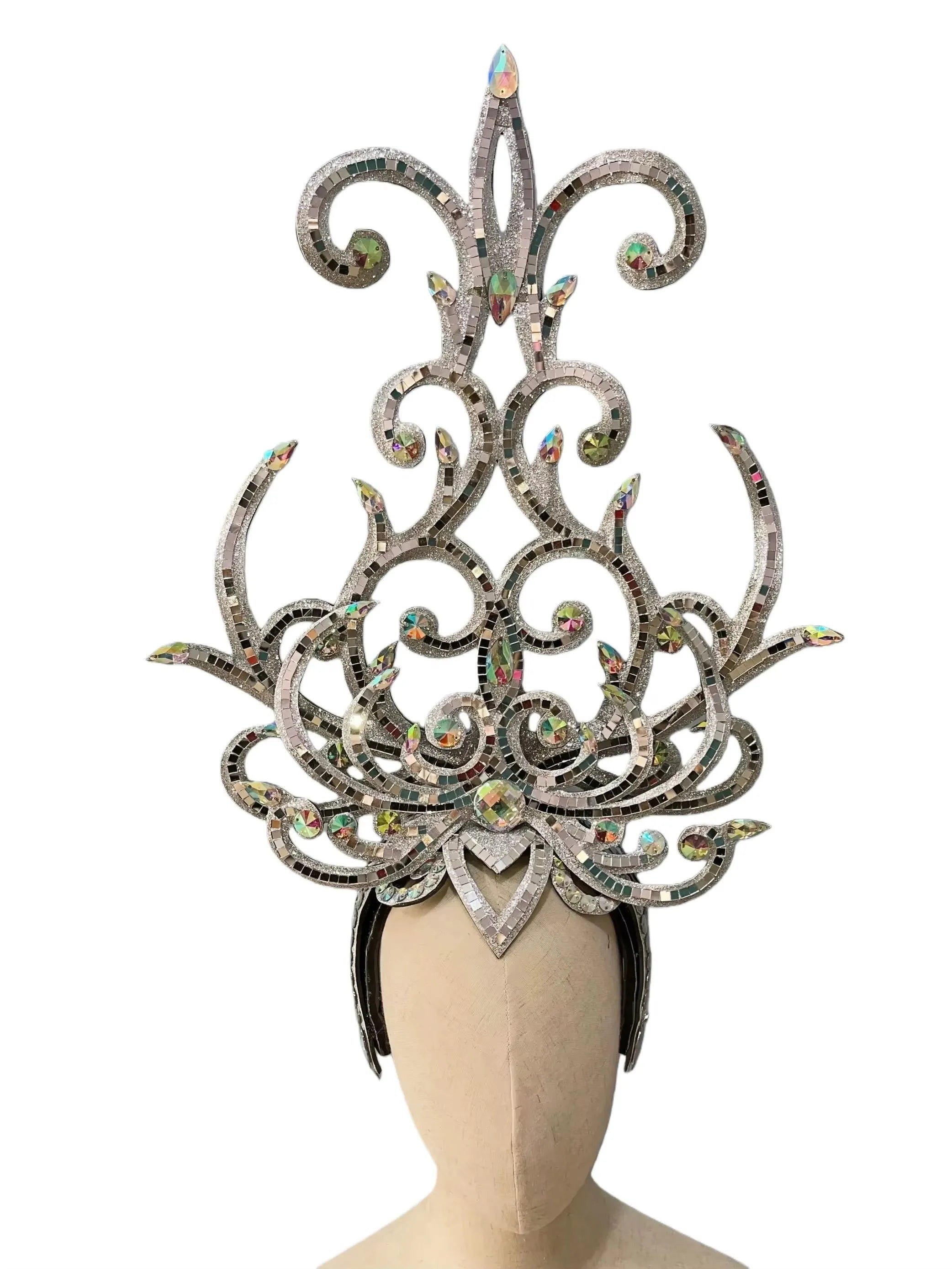 The Stardust Dionysia Masquerade Crown – Carnival & Ball Samba Headdress