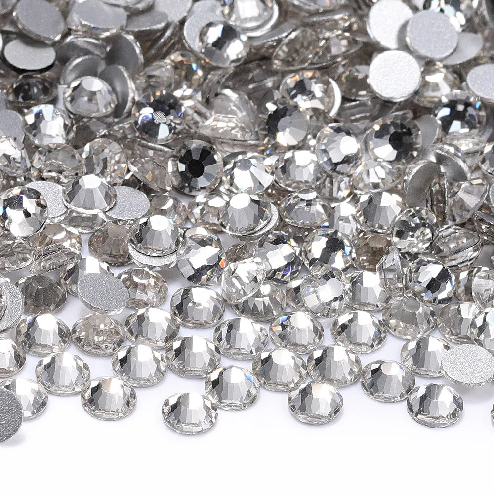 SS3-SS30 Top Quality Glass Flat-Back Rhinestones