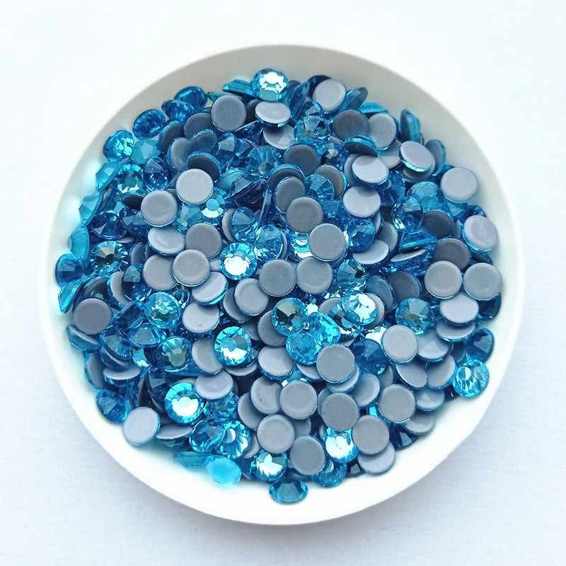 Glass Crystal Hot-Fix Rhinestones Flatback Strass Stones SS6-SS30 Bulk Pack
