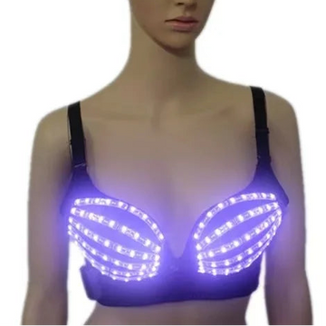 Light-Up LED Bra Clubwear Costume Set
