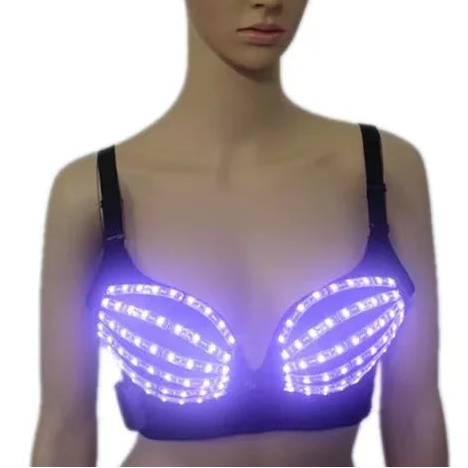 Light-Up LED Bra Clubwear Costume Set