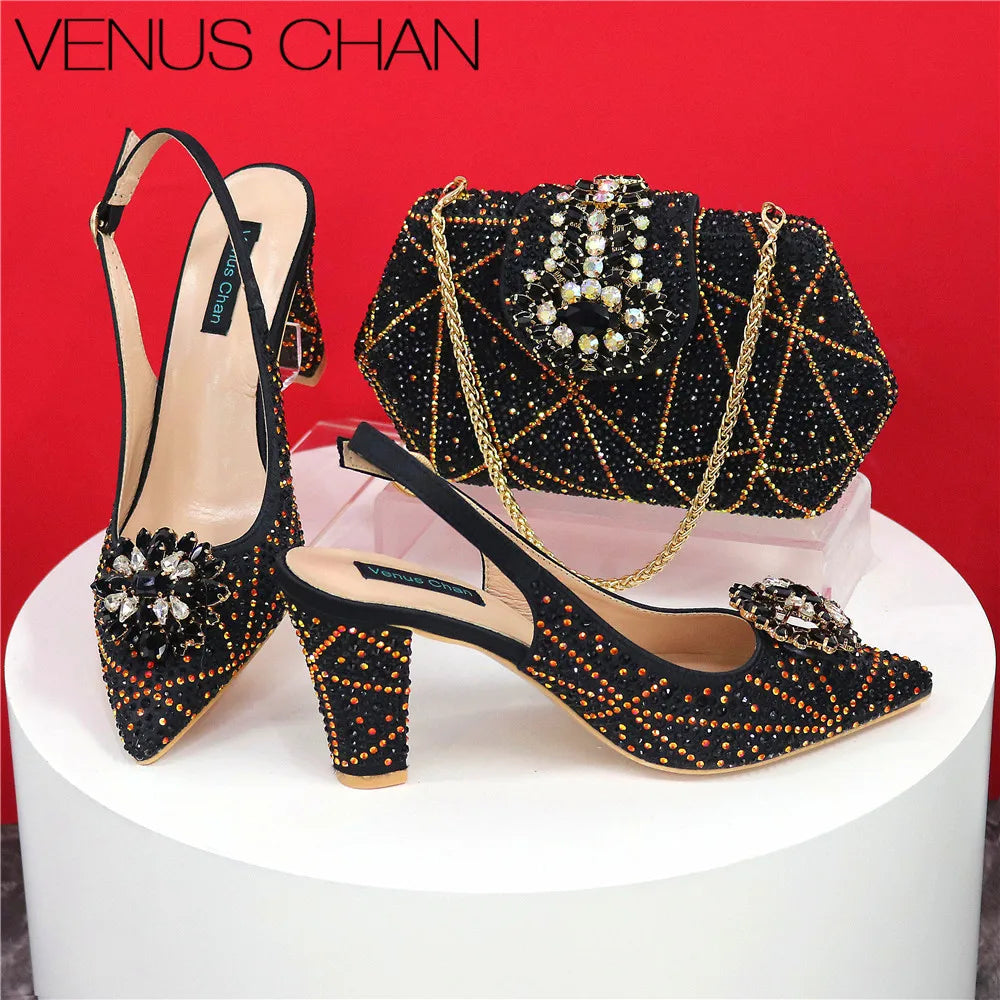 Italian Shoes and Bags Matching Set