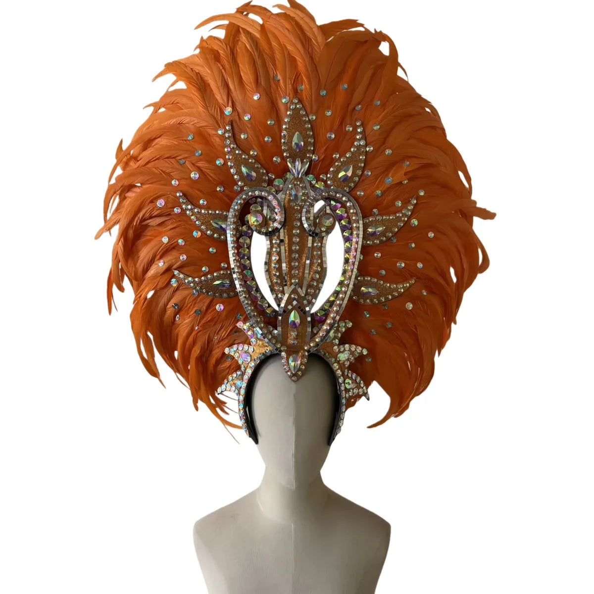 The Stardust Copacabana Feather Crown – Samba Parade Headdress