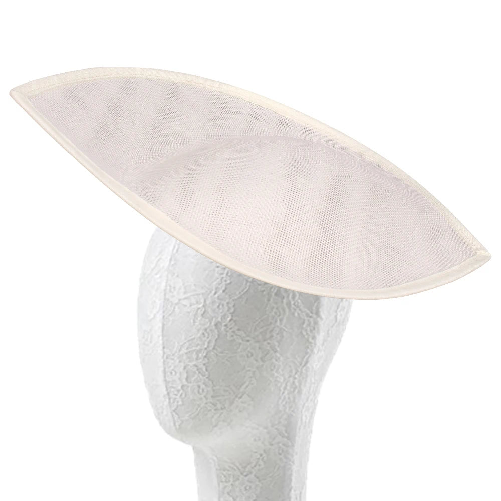32x21cm Oval Sinamay Fascinator Base DIY Millinery Derby Hat Headpiece Mold