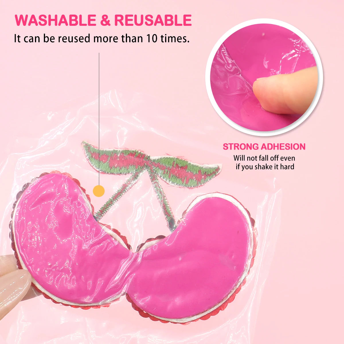 Sparkling Cherry & Fruit Sequined Nipple Pasties Set