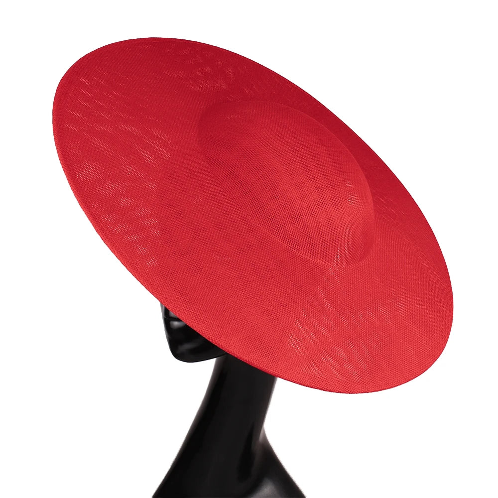 40cm Large Round Sinamay Fascinator Base DIY Millinery Derby Hat Headpiece Mold