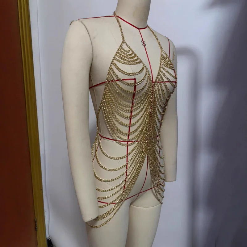 Costume Bra Body Chain
