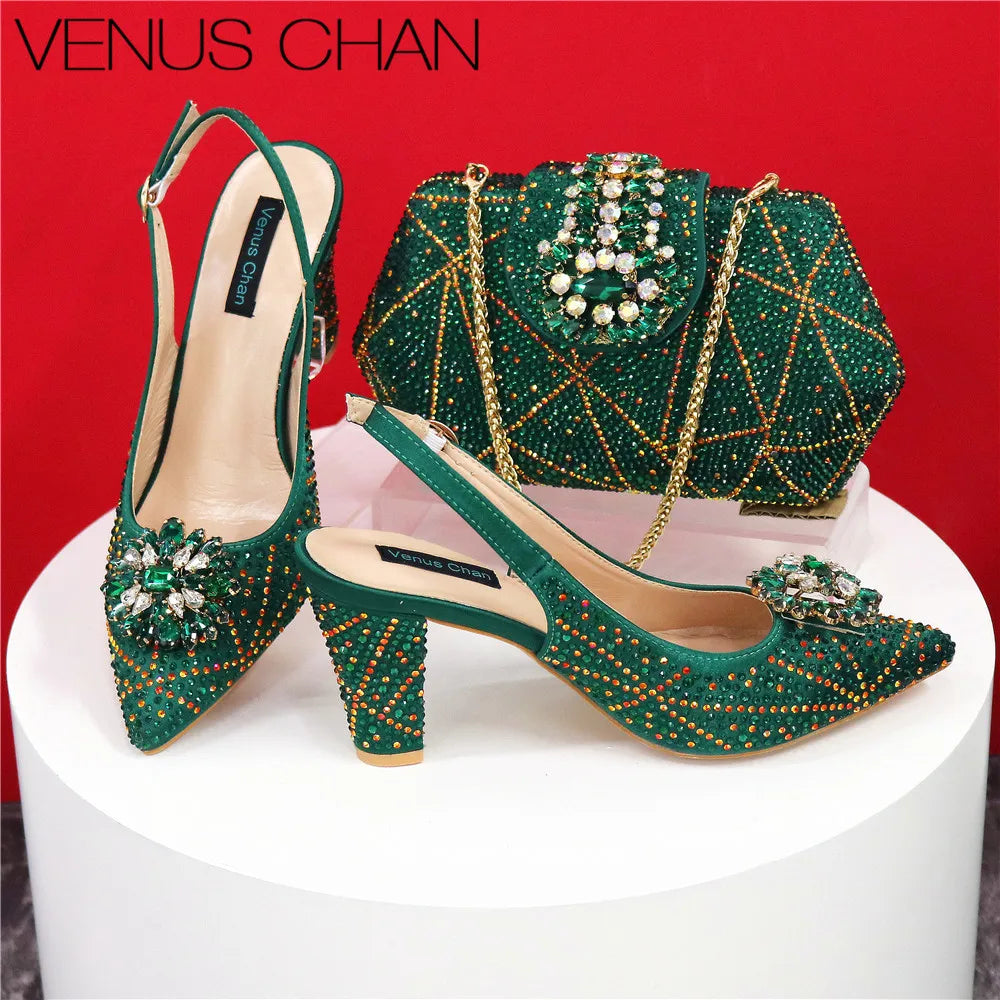 Italian Shoes and Bags Matching Set