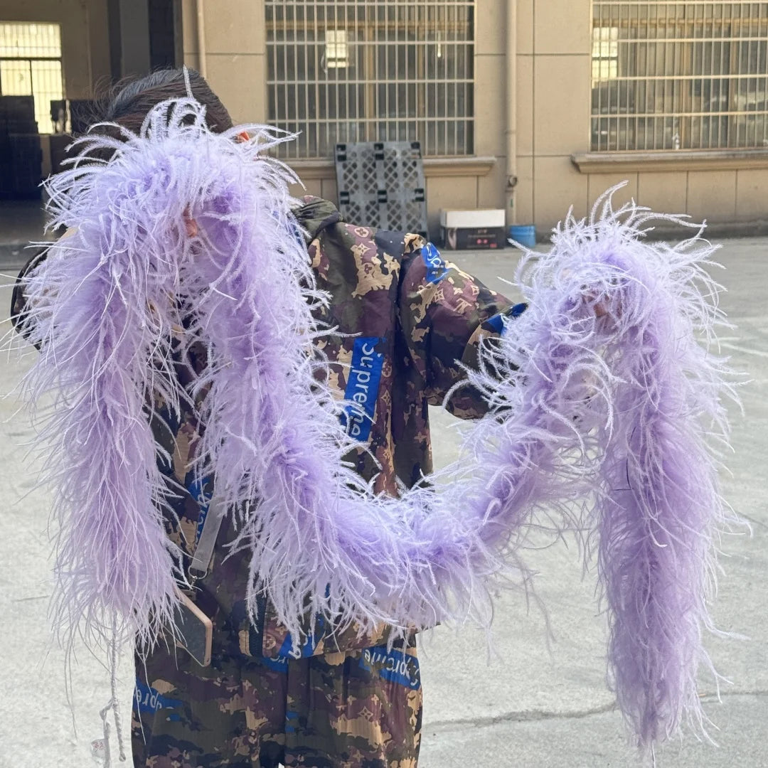 2M 1-20ply Fluffy Ostrich Feather Boa