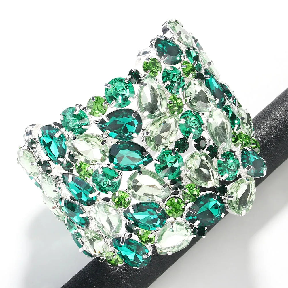 Geometric Crystal Statement Bangle