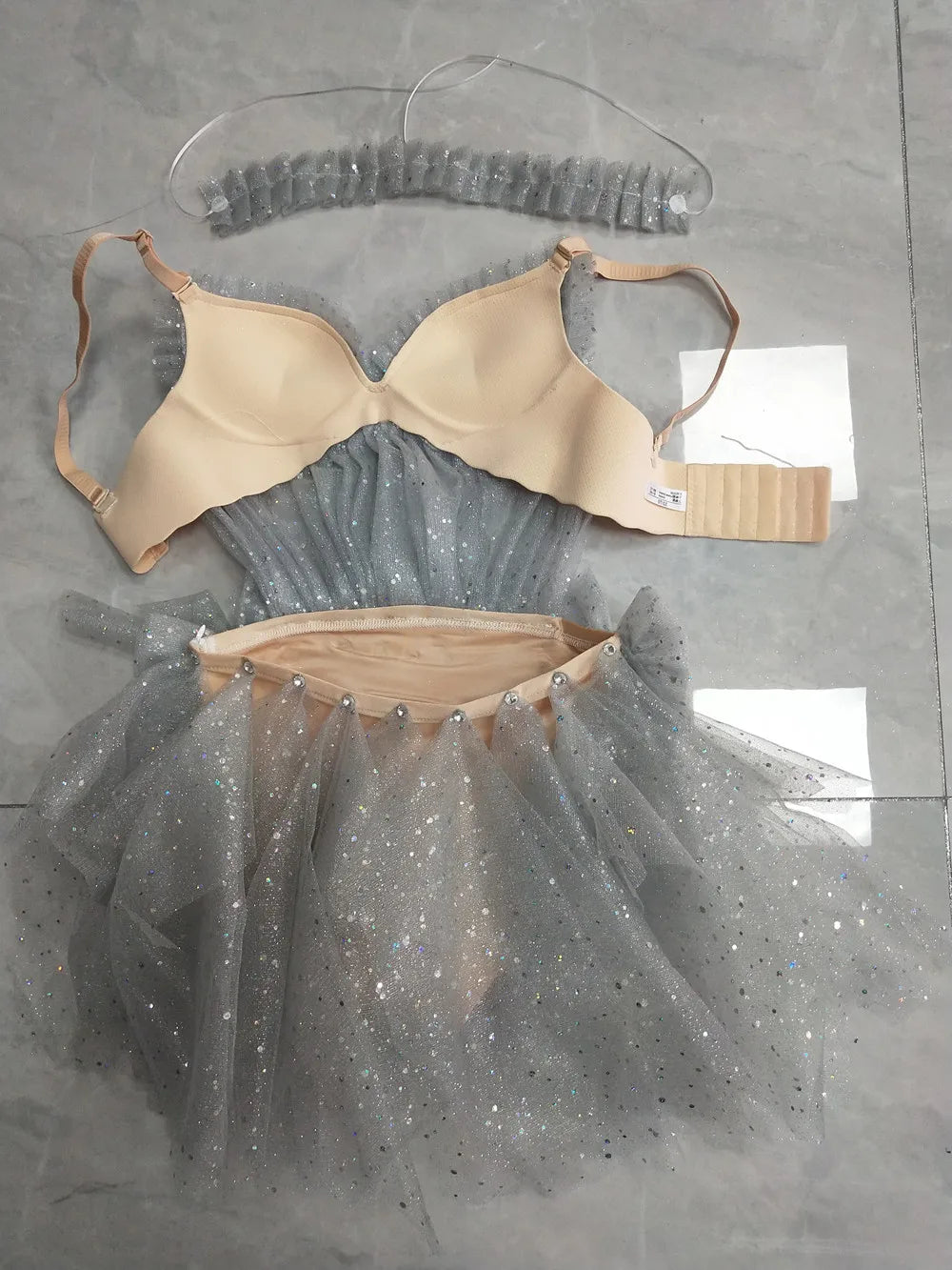 Sexy Nightclub Women Performance Stage Costume Shiny Rhinestones Mesh Bikini Bodysuit Dancer Pole Dancing Party Rave Outfit