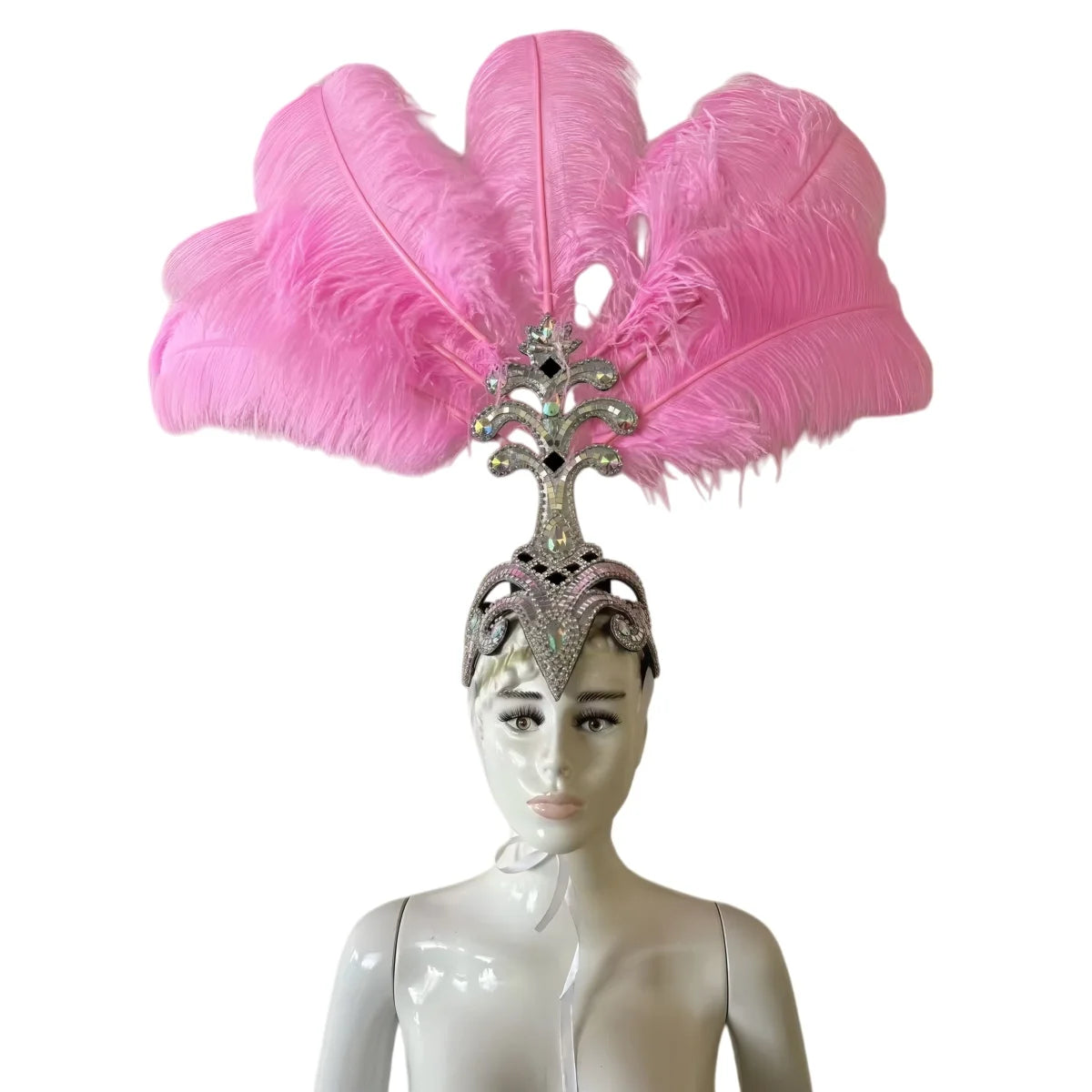 The Stardust Samba Queen – Premium Feathers & Rhinestones Carnival Headdress