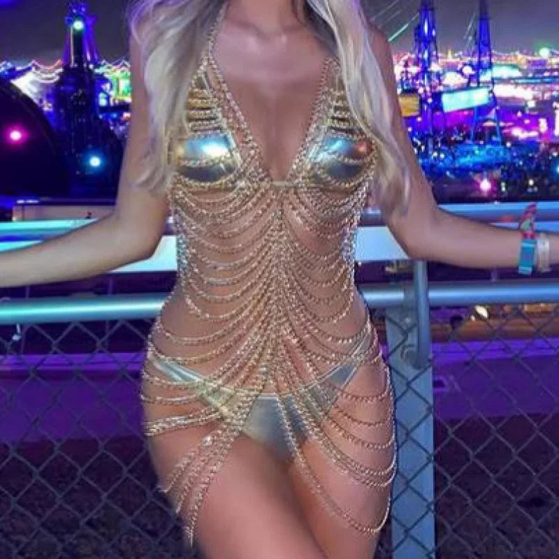 Costume Bra Body Chain