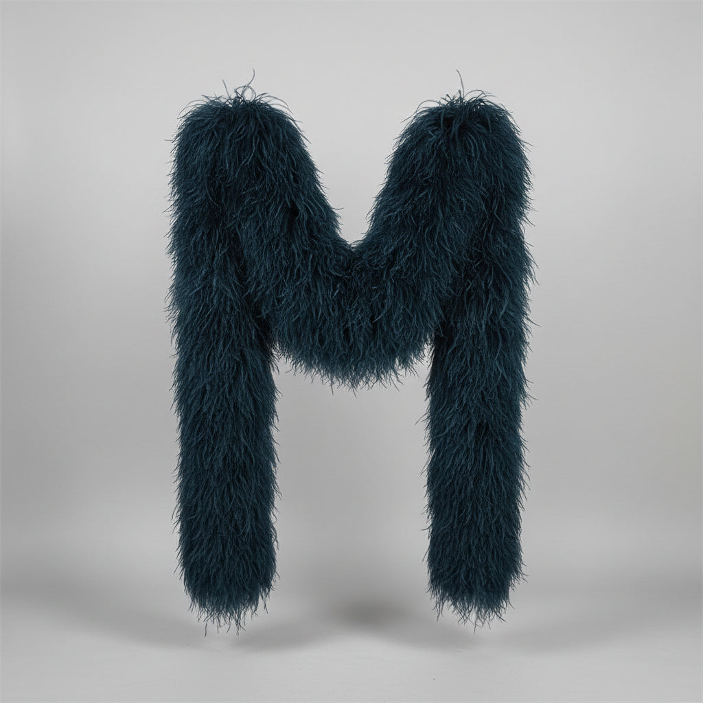 Premium Natural Ostrich Feather Multi-Ply Performance Boa