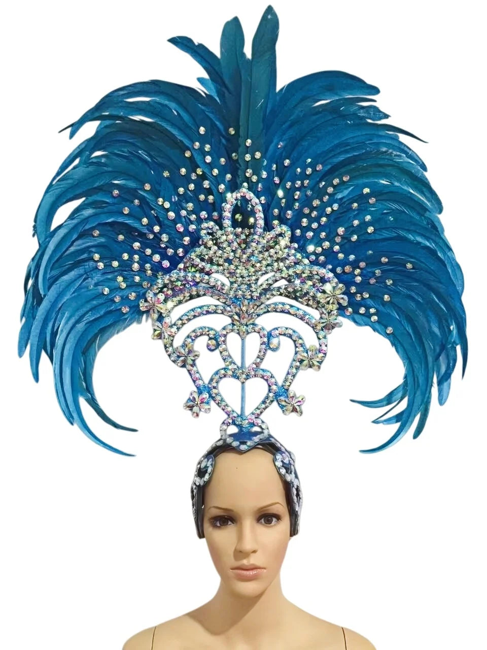 The Stardust Luminary Crown – Lavender & Multi-Tone Samba Carnival Headdress