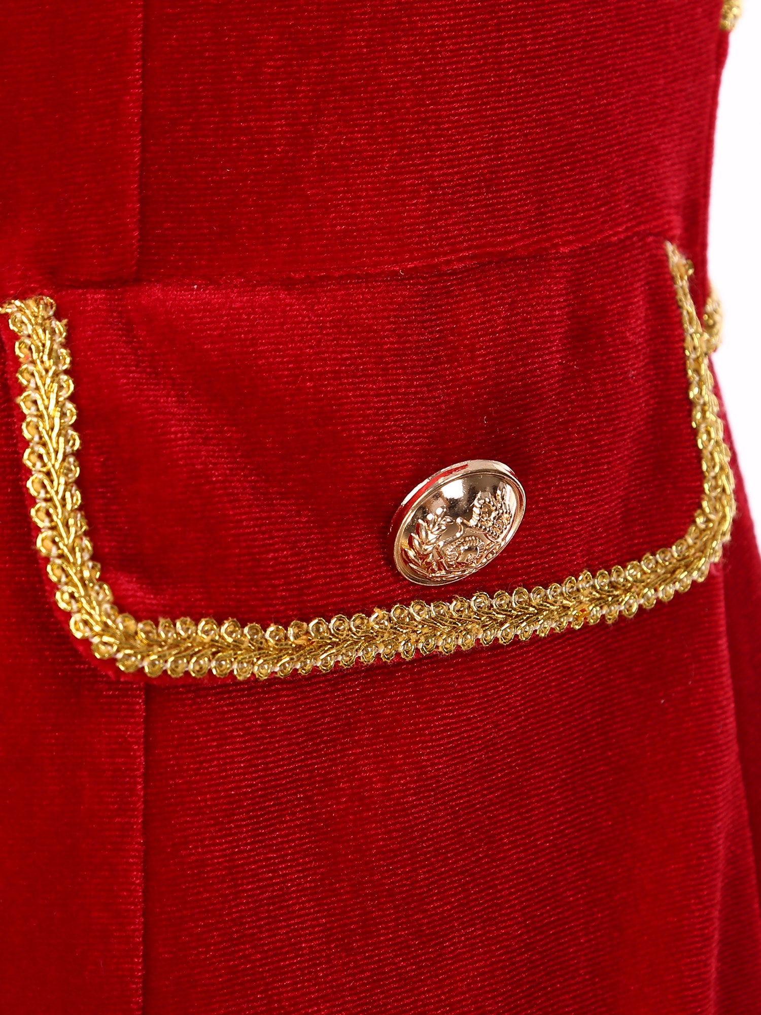 Velvet Circus Ringmaster Tailcoat Vest Marching Band Halloween Showman Outerwear