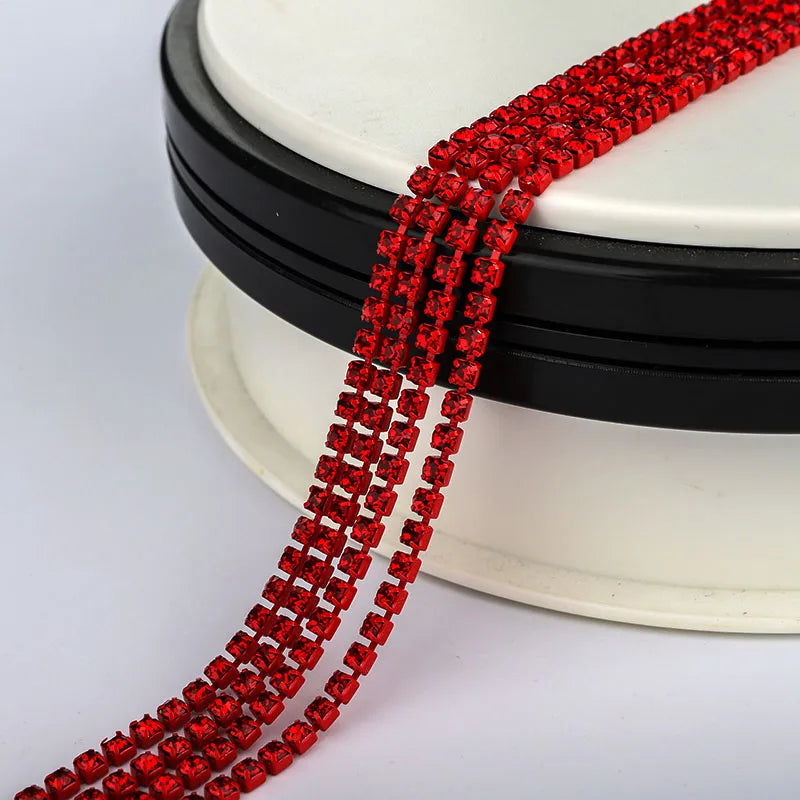 The Stardust Sparkle Chain – Deluxe Crystal Rhinestone Cup Chain Trim