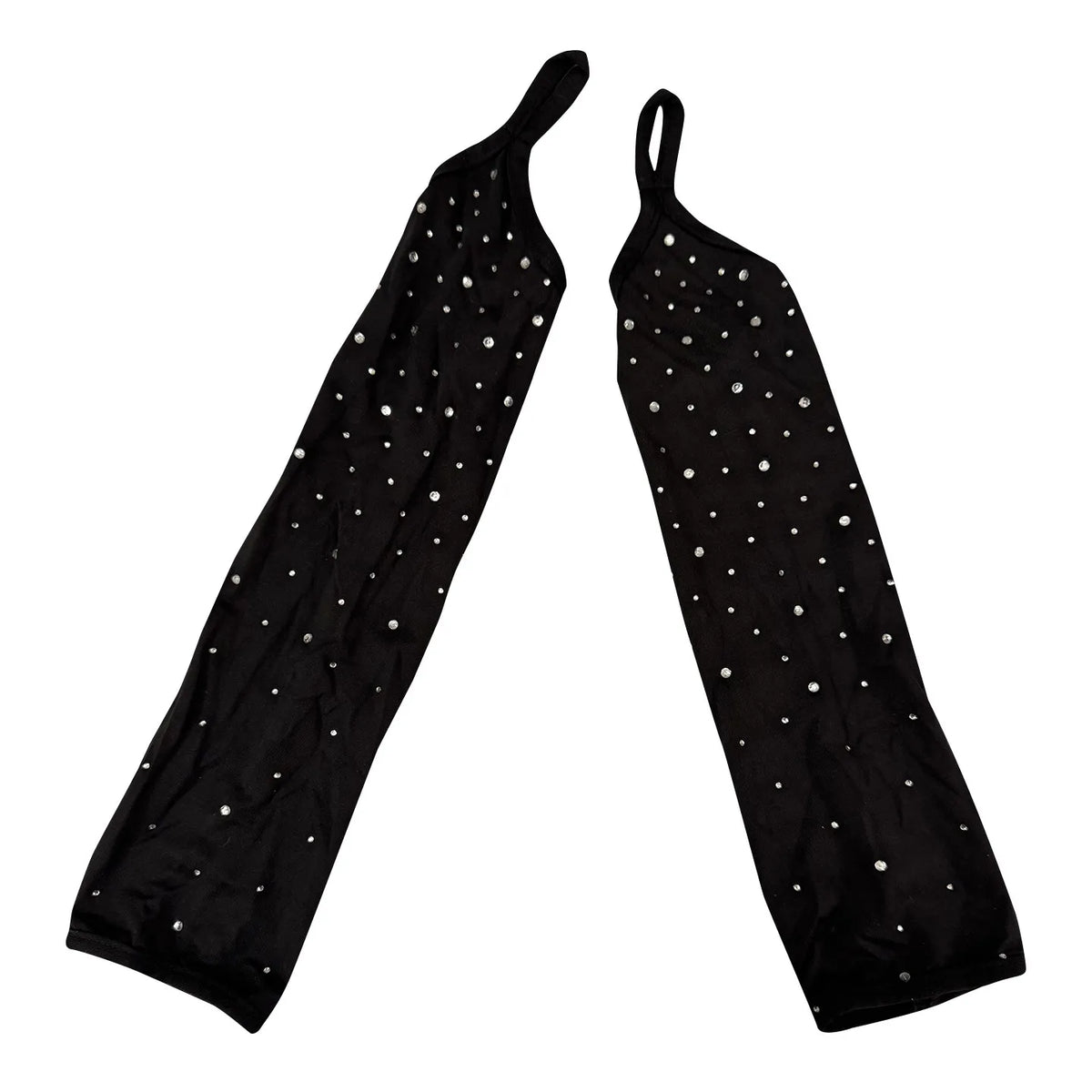 Rhinestone Fringe Dance Sleeves & Accessory Options