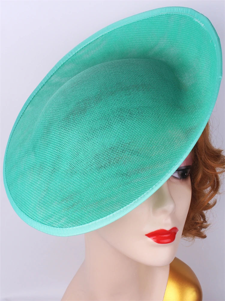 30cm Round Sinamay Fascinator Base DIY Millinery Headpiece Hat Making Blank