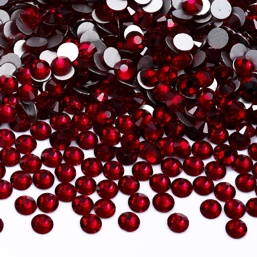 SS3-SS30 Top Quality Glass Flat-Back Rhinestones