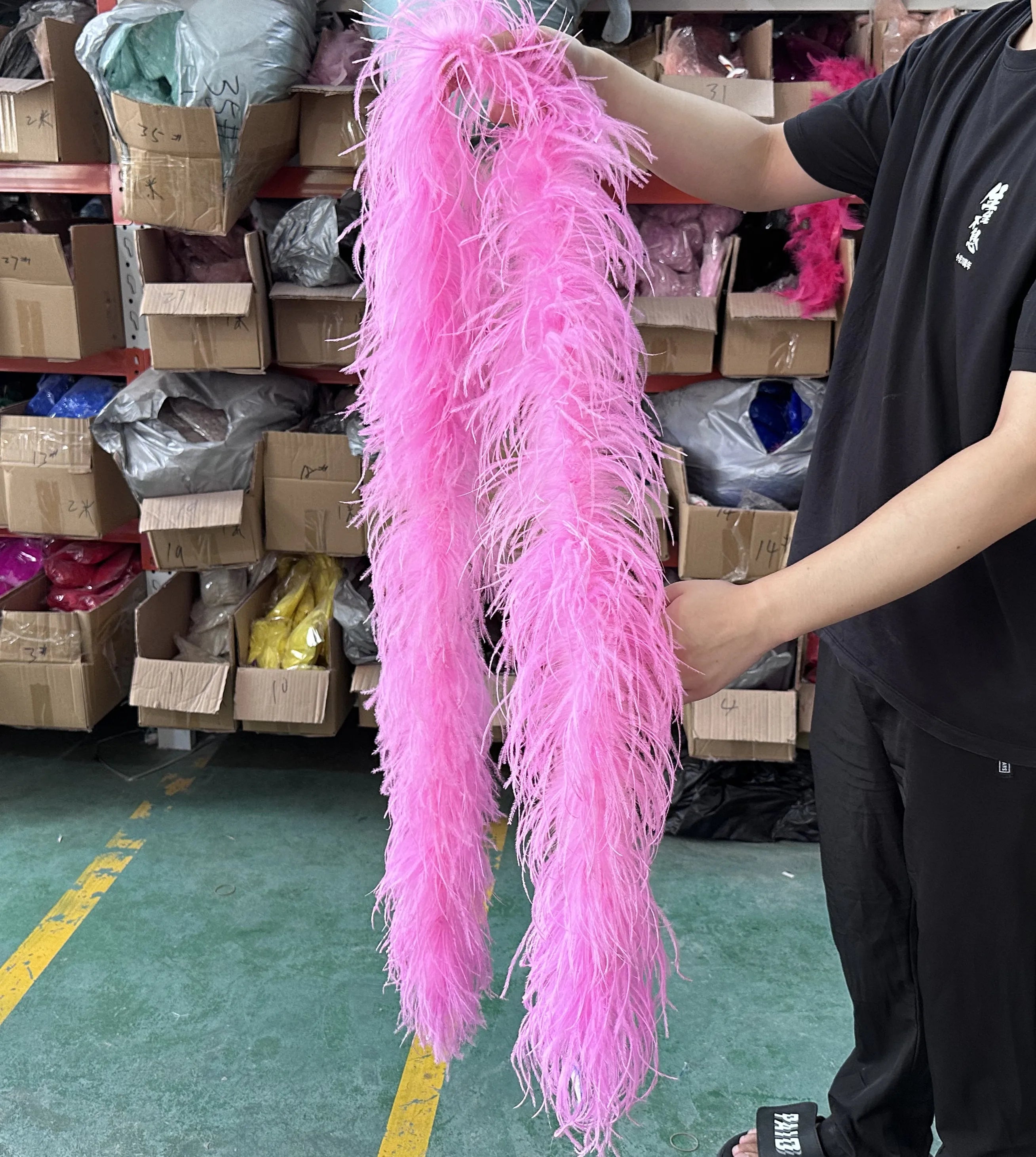 Multi-Ply Ostrich Feather Scarf Boa (2 Meters)