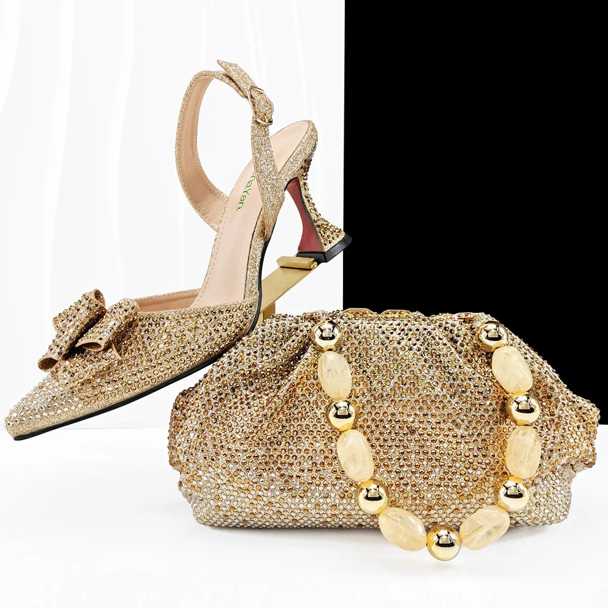 High Quality Style Ladies Shoes And Bags Set