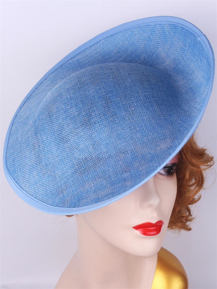 30cm Round Sinamay Fascinator Base DIY Millinery Headpiece Hat Making Blank