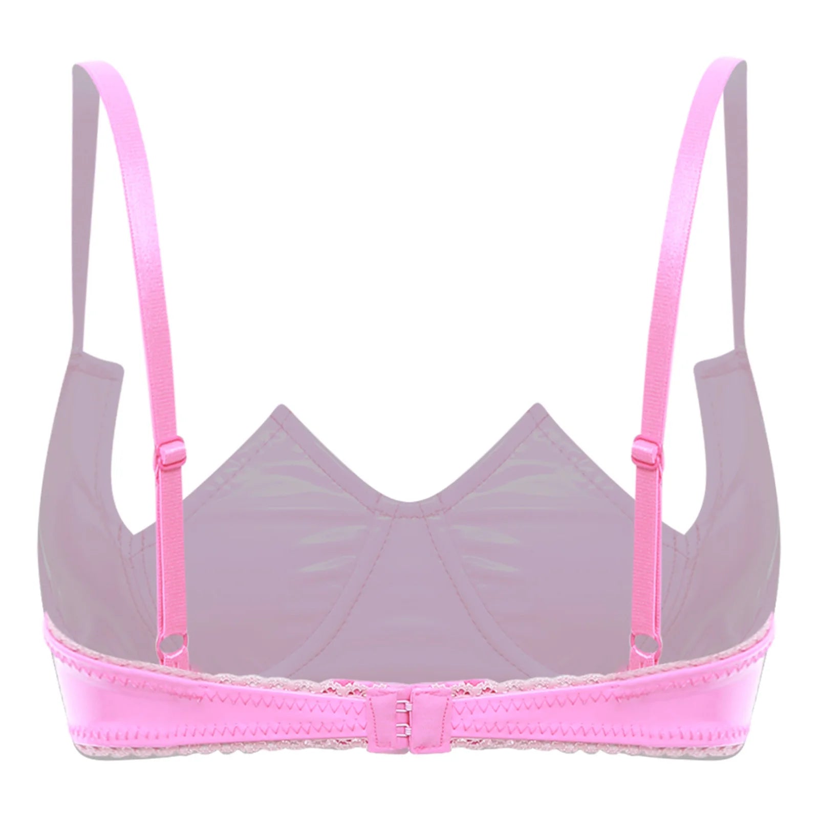 V-Notch Underwired Open Chest Bra Top