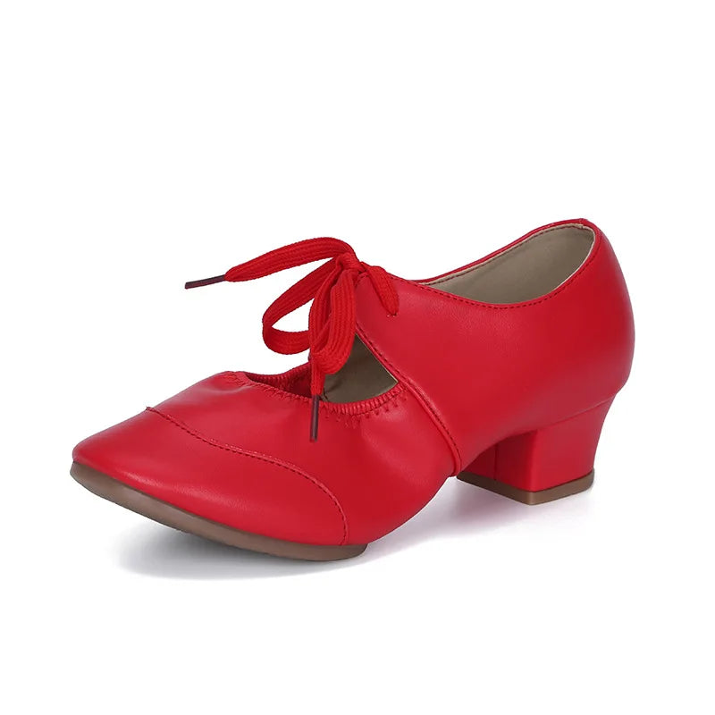 The Stardust Studio Oxford – Classic Lace-Up Practice Heel