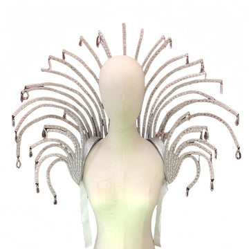 Curved Multi-Arm Backpiece Frame with Attachment Loops