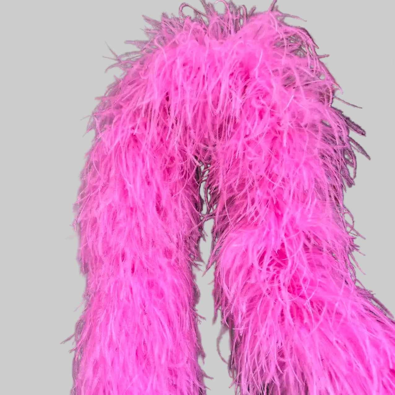 High-Density Ostrich Feather Performance Boa