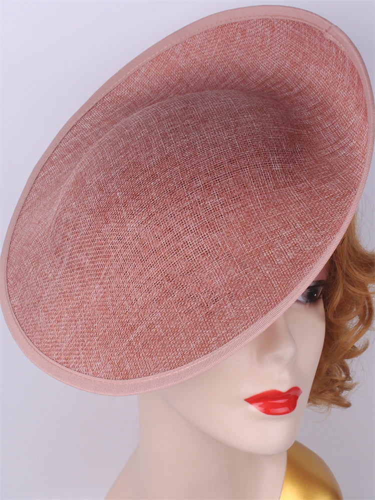 30cm Round Sinamay Fascinator Base DIY Millinery Headpiece Hat Making Blank