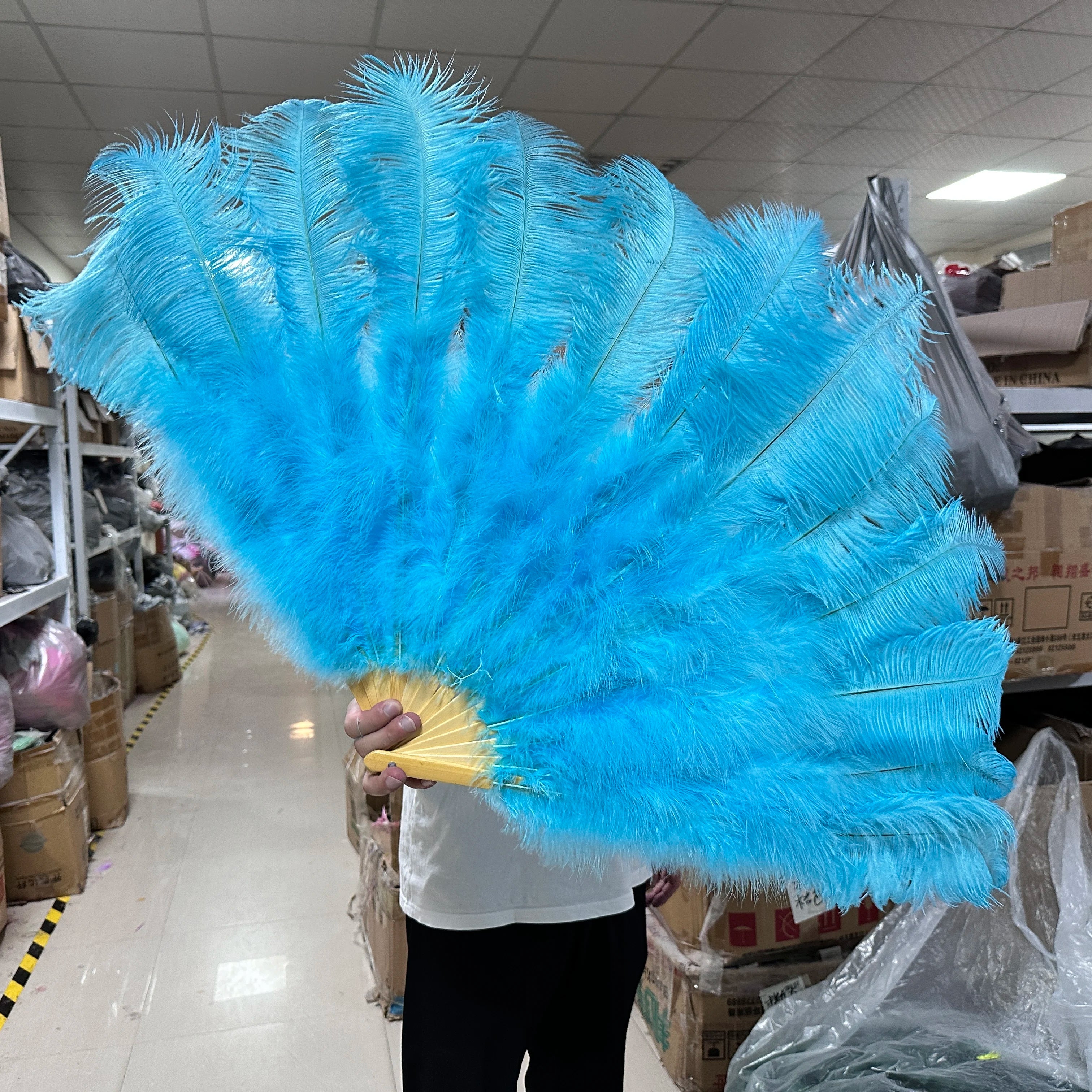 130CM Ostrich Feather Fans