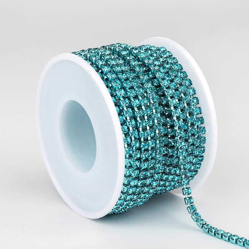 The Stardust Sparkle Chain – Deluxe Crystal Rhinestone Cup Chain Trim