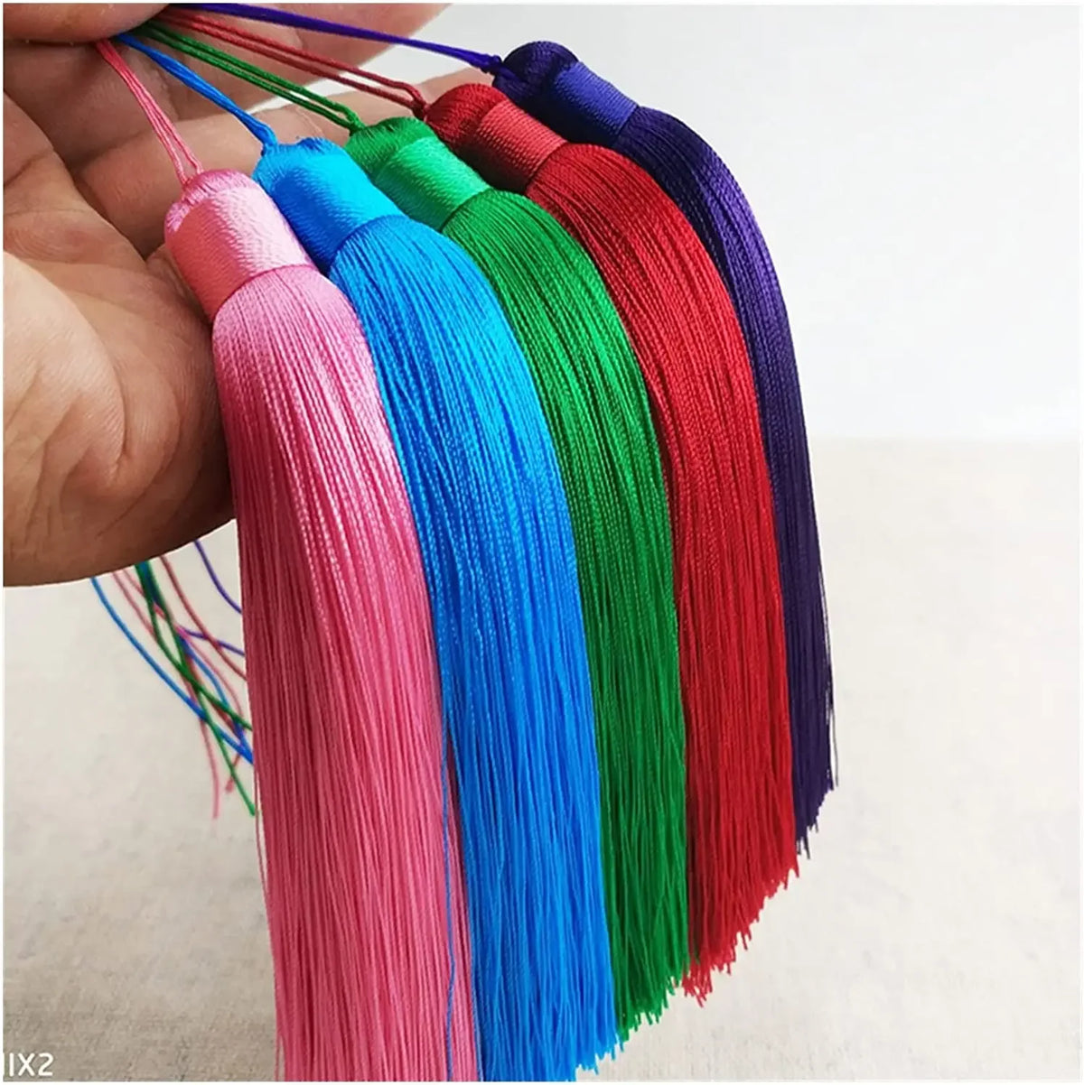 12cm Polyester Silk Tassel Fringe Trim DIY Sewing Accessories