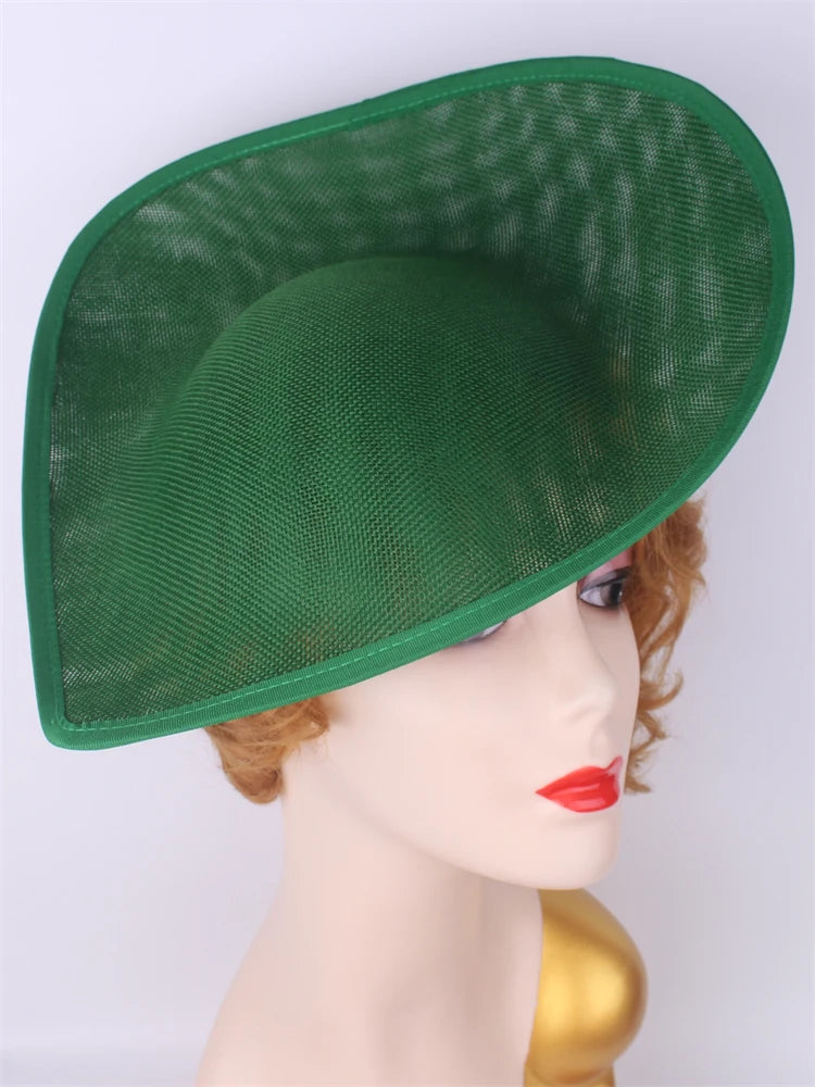 30cm Teardrop Sinamay Fascinator Base DIY Millinery Headpiece Cocktail Hat Mold