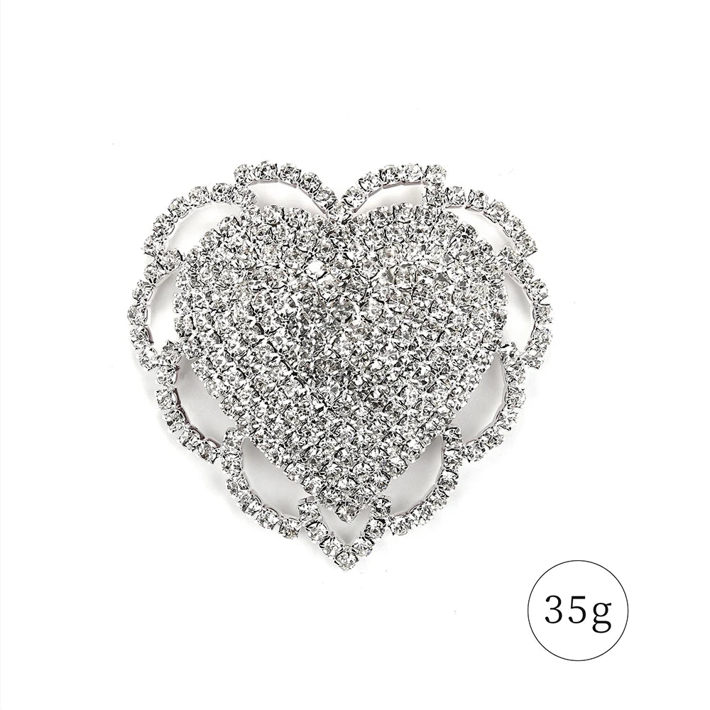 Sparkly Rhinestone Geometric Reusable Nipple Pasties Self-Adhesive Breast Covers