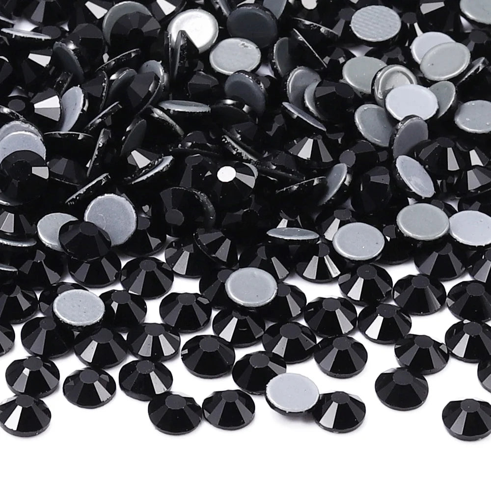 Glass Crystal Hot-Fix Rhinestones Flatback Strass Stones SS6-SS30 Bulk Pack