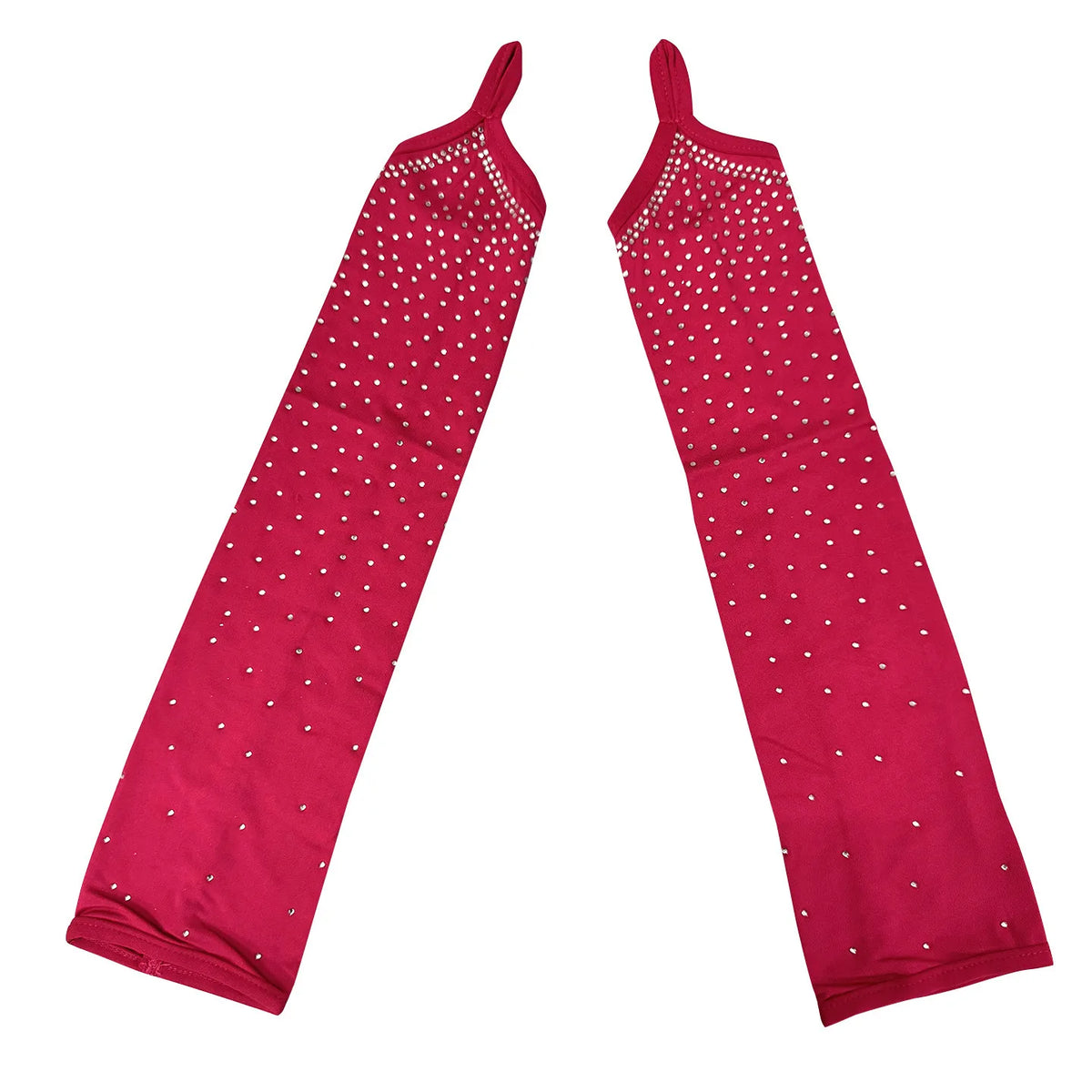 Rhinestone Fringe Dance Sleeves & Accessory Options