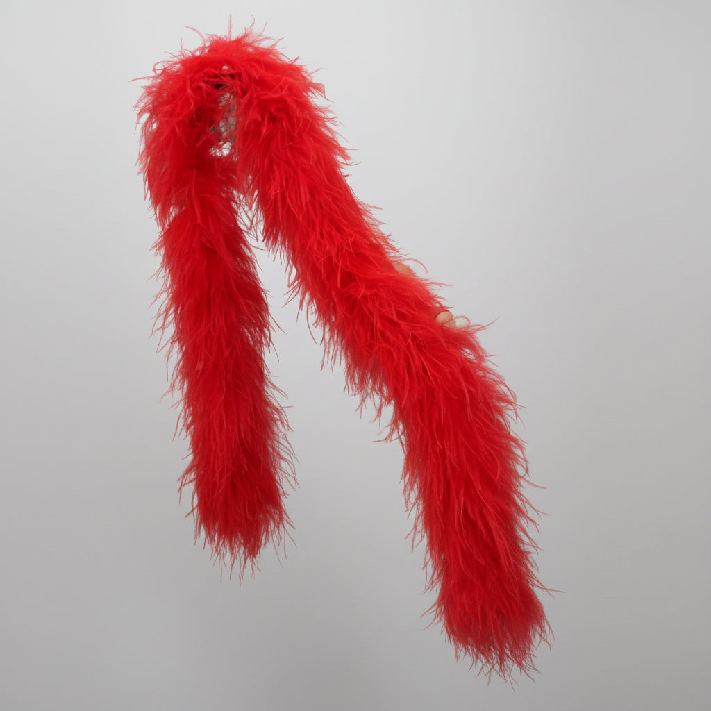 Premium Natural Ostrich Feather Multi-Ply Performance Boa