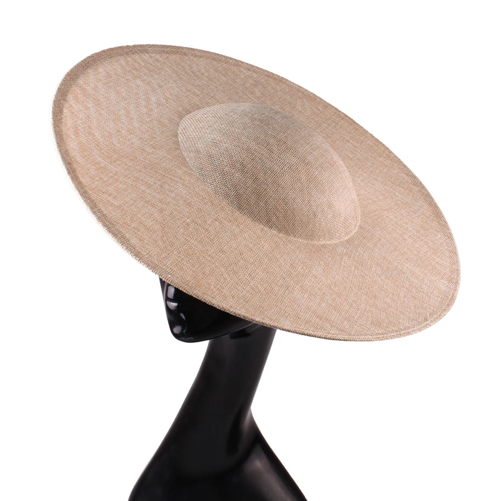 40cm Large Round Sinamay Fascinator Base DIY Millinery Derby Hat Headpiece Mold