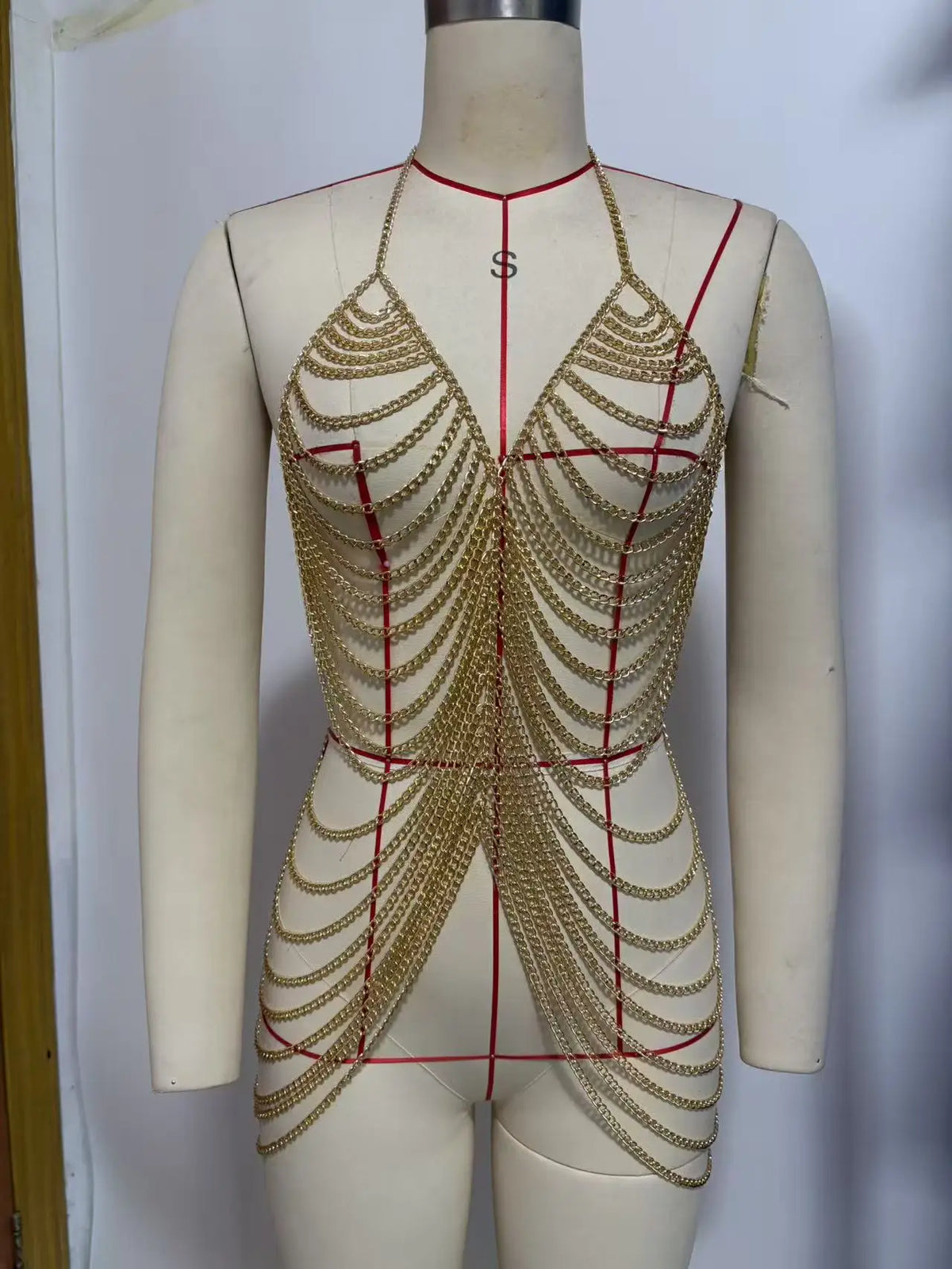 Costume Bra Body Chain
