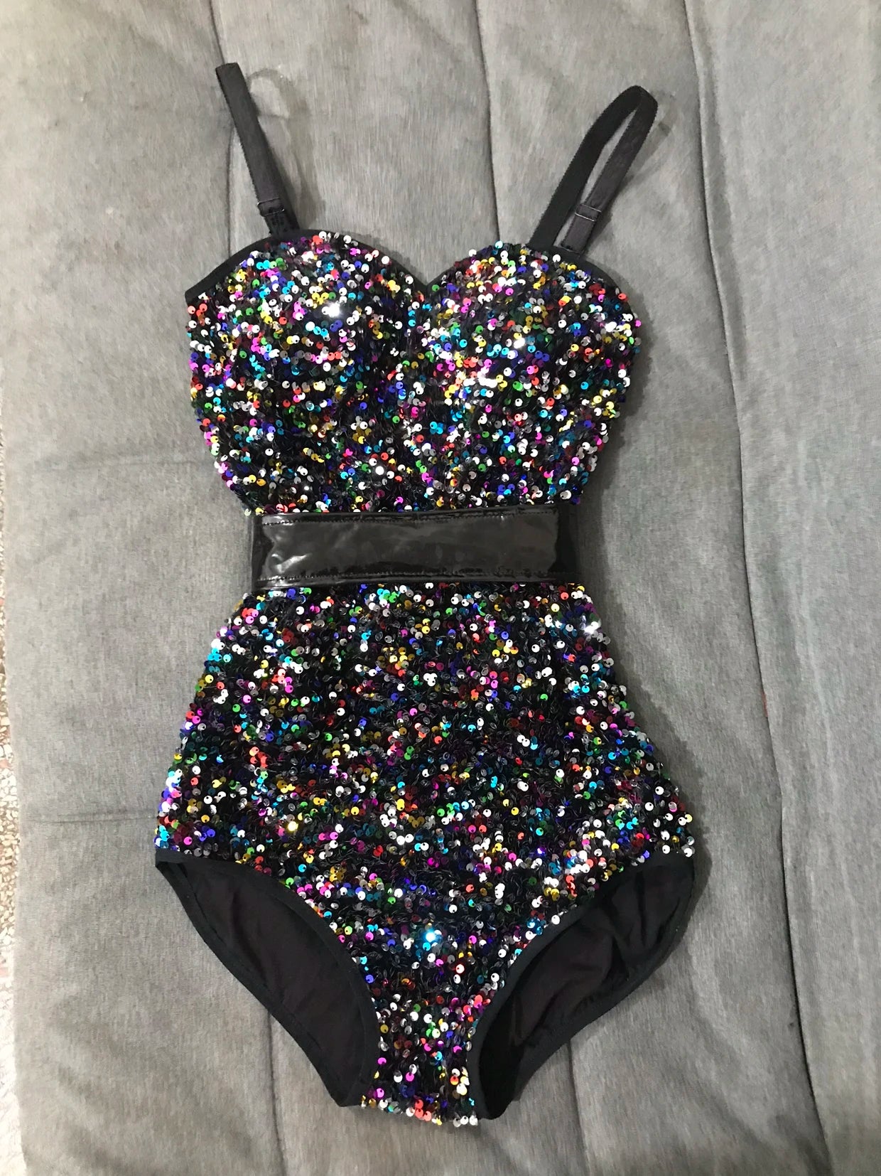 The Stardust Dynasty Sequin Bodysuit – Luxury Structured Stage Leotard