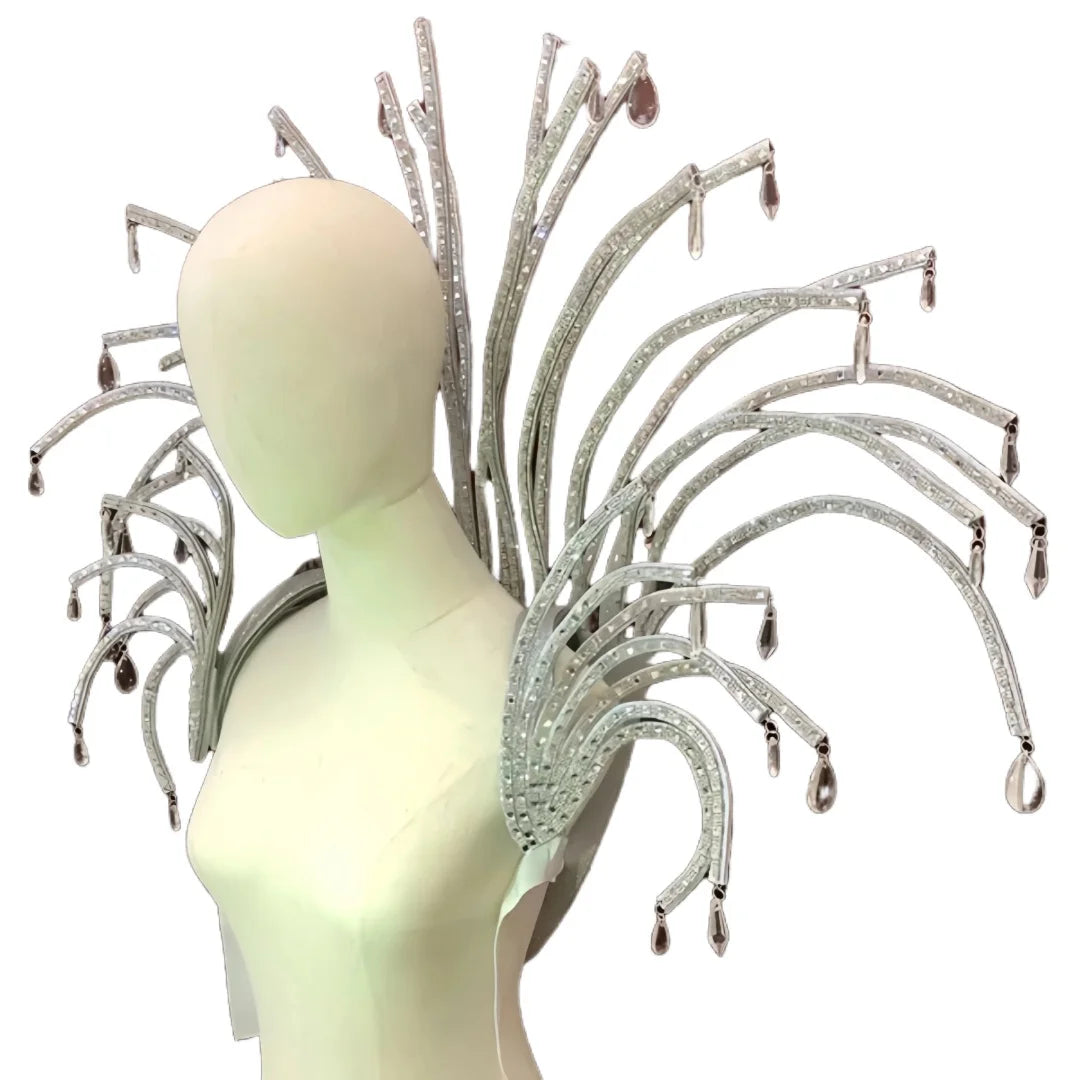 Curved Multi-Arm Backpiece Frame with Attachment Loops