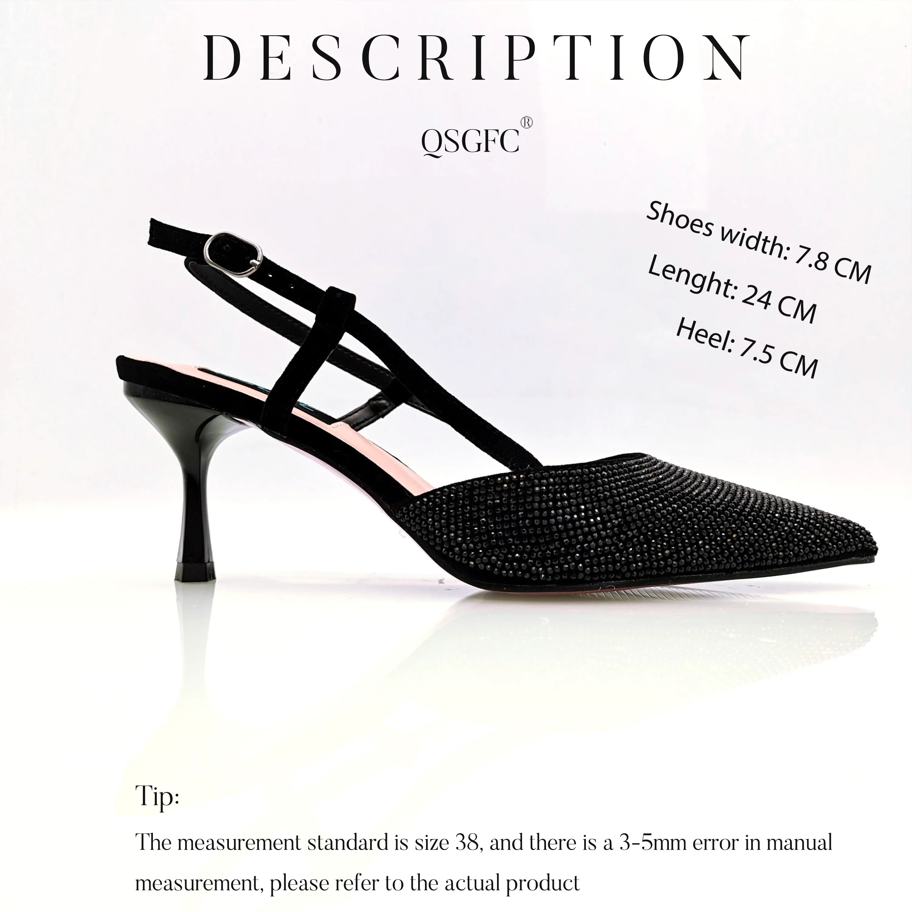 Shoulder Bag and Strap High Heels Set