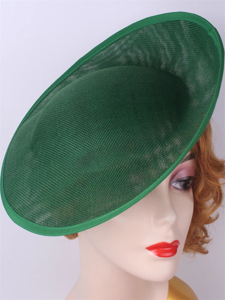 30cm Round Sinamay Fascinator Base DIY Millinery Headpiece Hat Making Blank
