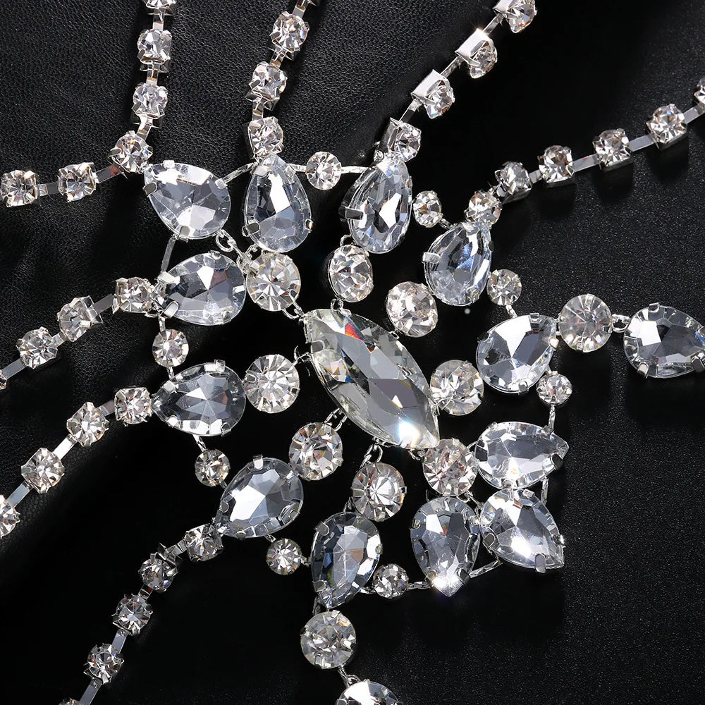 Crystal Beaded Shoulder Chain