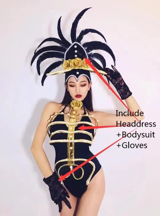 Women's Dai Dance Costume for Stage & Performance